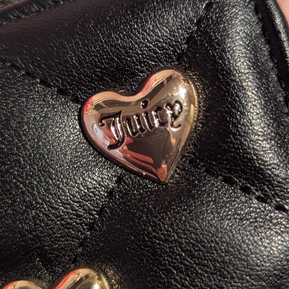 NWT Juicy Couture Black Double Zip Wallet - Picture 10 of 11